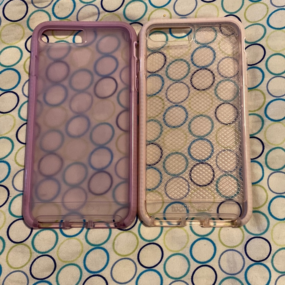 A set of tech21 8plus cases